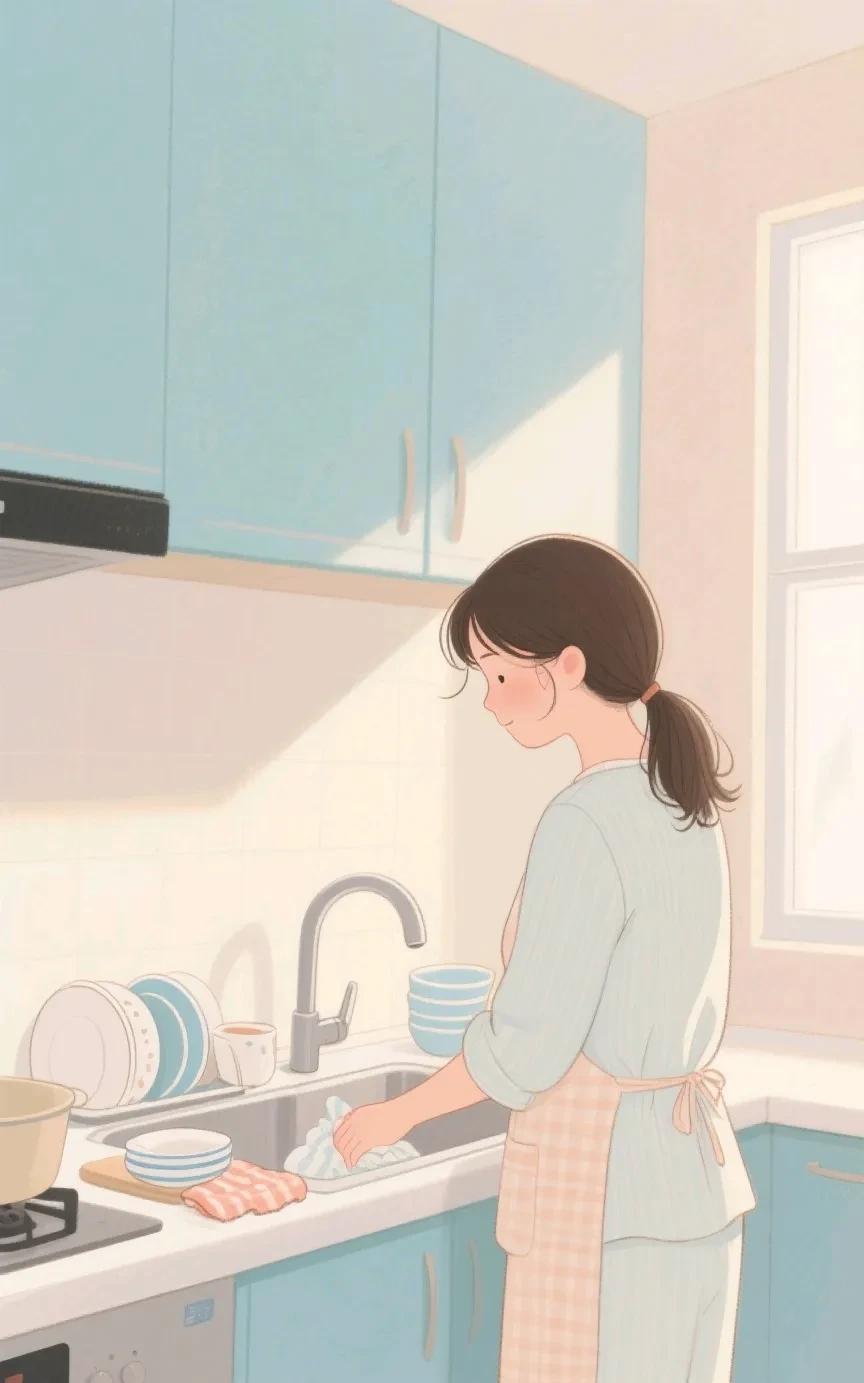 公公洗碗，婆婆不高兴，婆婆洗碗，老公不高兴，老公洗碗，公婆不高兴，儿媳妇洗碗，大