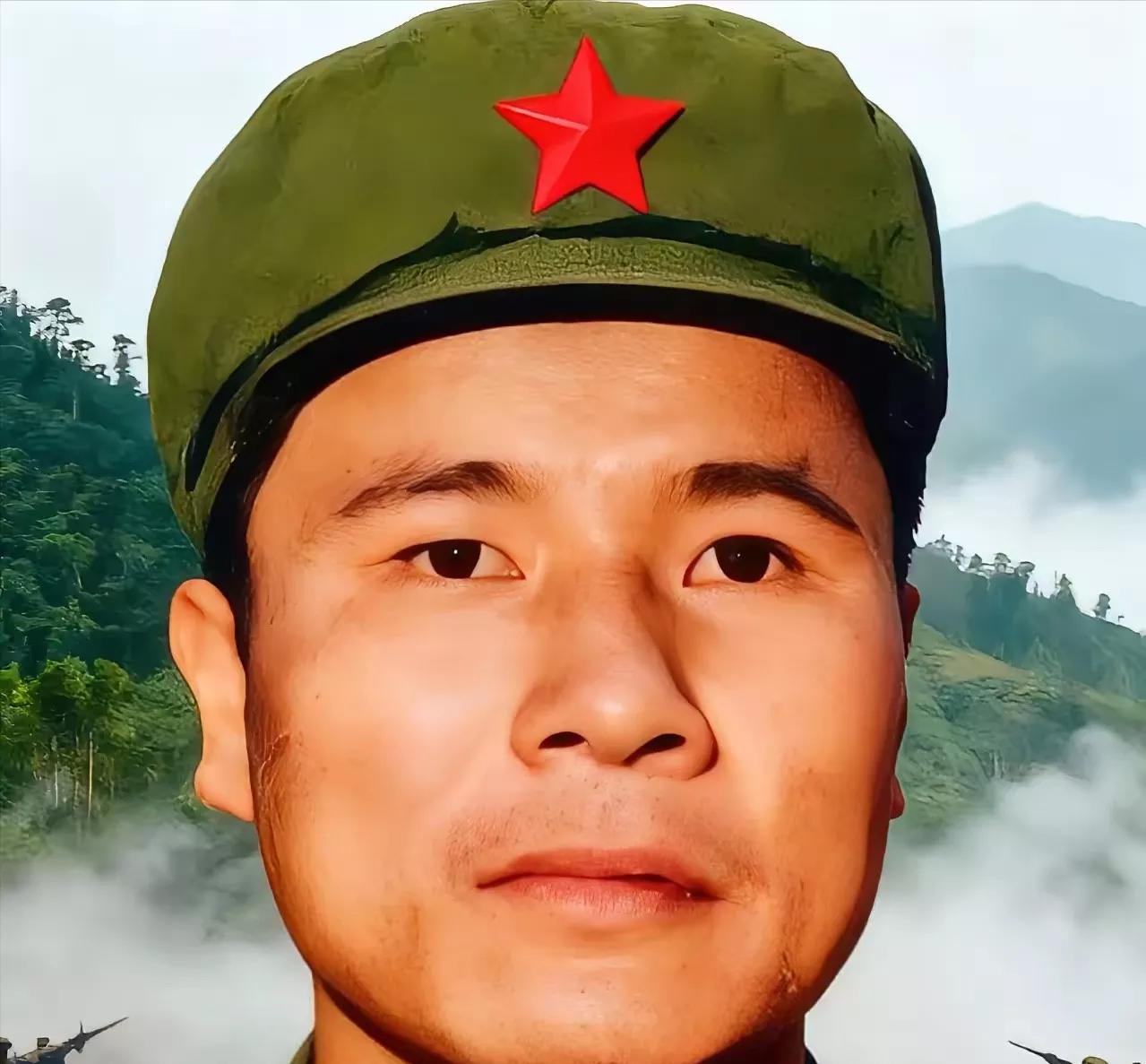 那天是3月16号清晨，黄招强在809高地下来的山坳里带伤员往龙州撤。他盯住队尾突