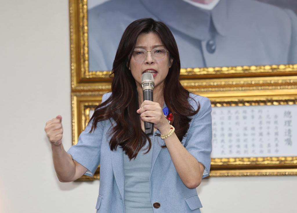 郑丽文中常会最新发言火力全开炮轰赖清德在野独裁说，妙喻男生不会生小孩，在野无法独