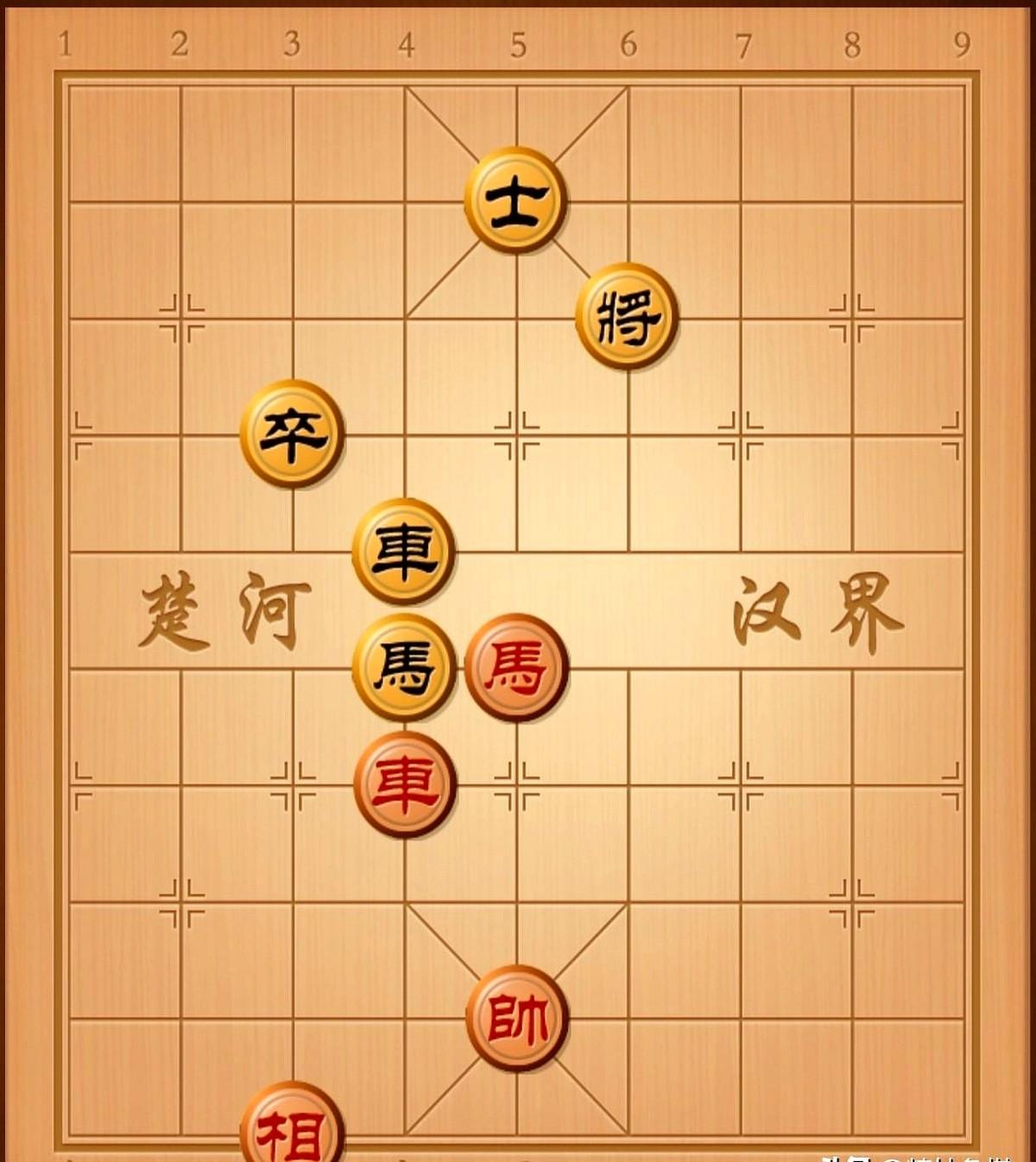 “少一个卒，还敢扑上去？”去年象甲联赛，赵鑫鑫就是这么干的。盘面只剩车马，对