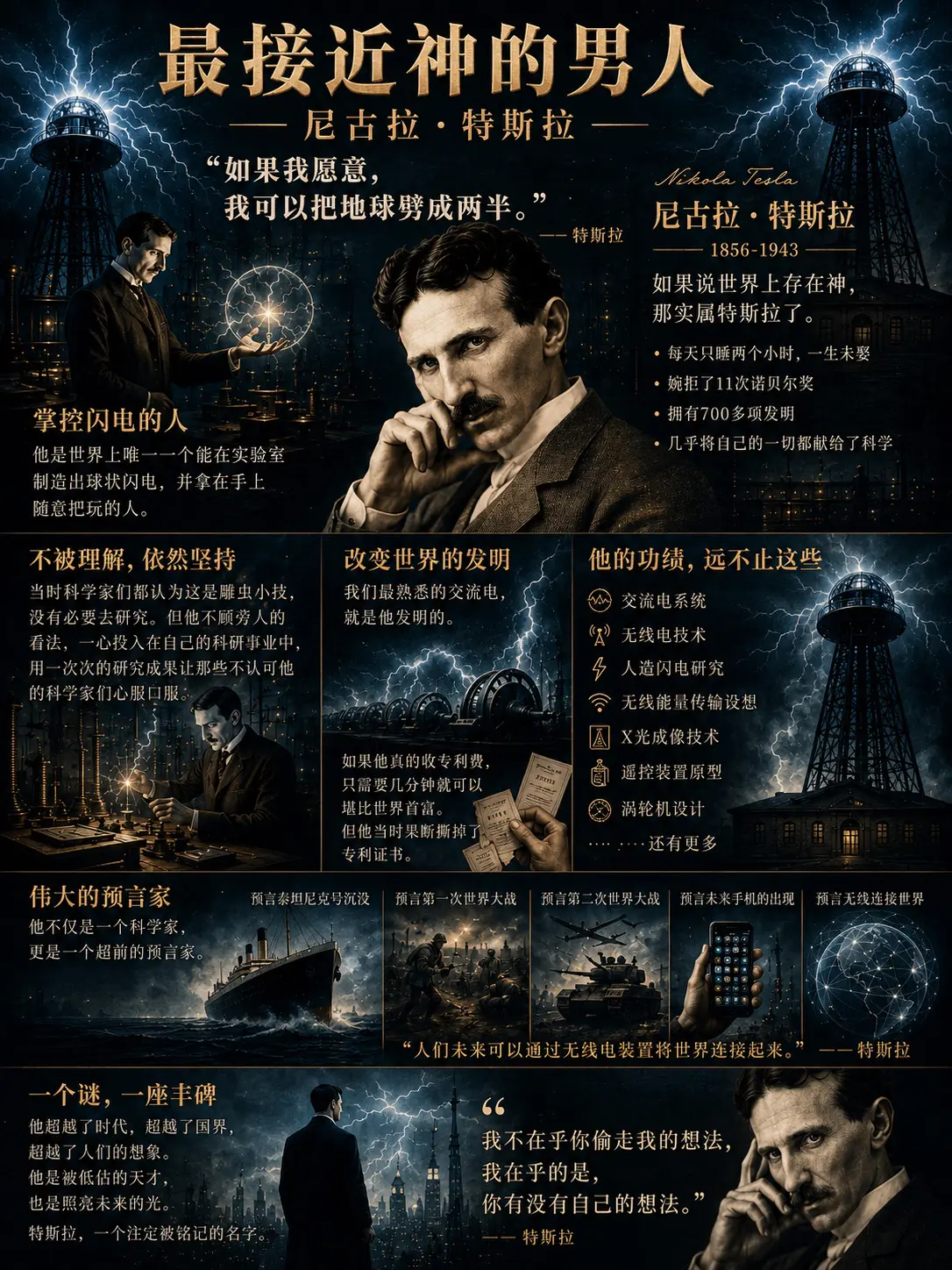 最接近神的男人。为什么说特斯拉是世界上最接近"神"的男人？