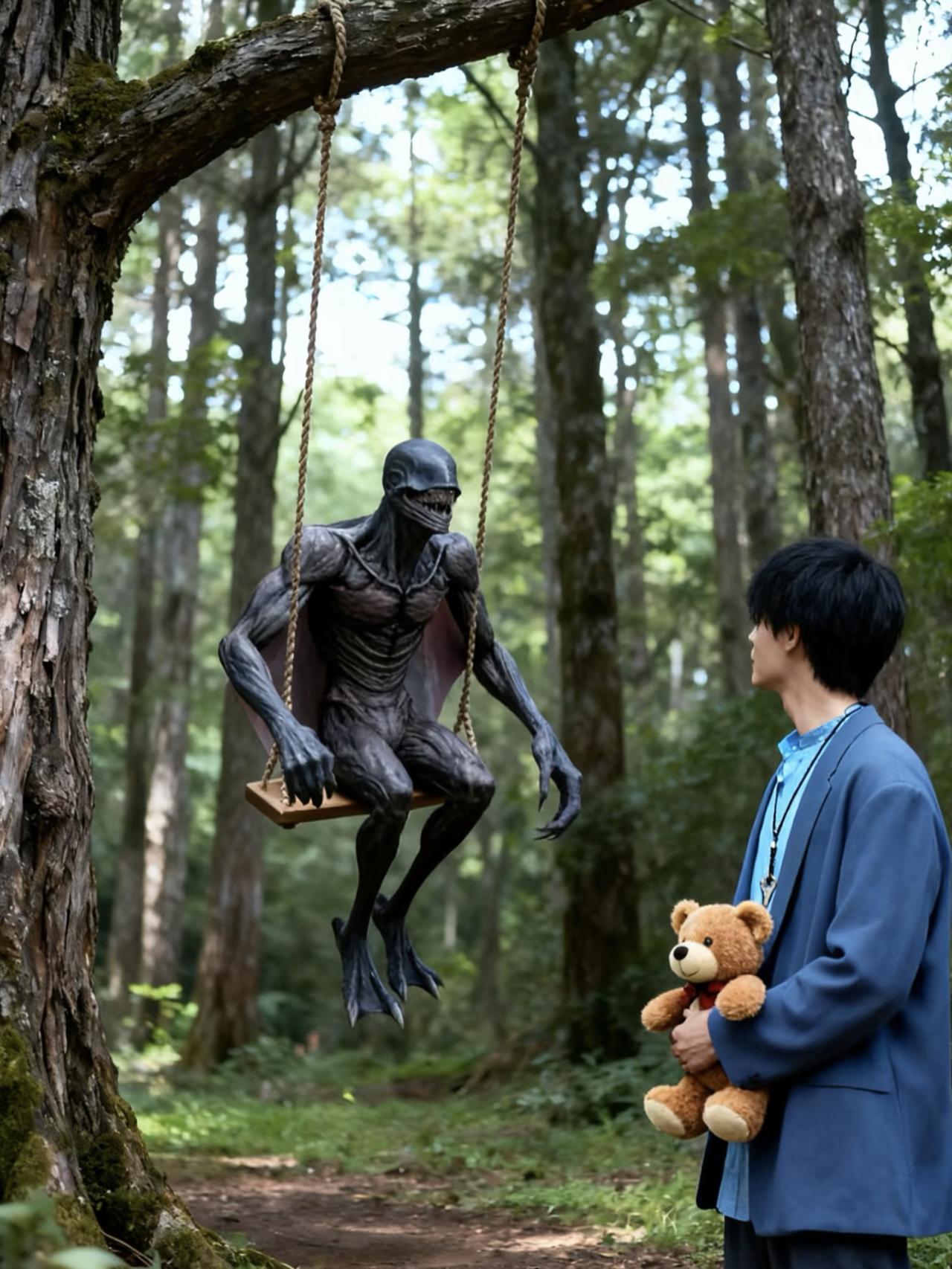 原著中邢深对蚂蚱没有感情，剧中邢深对蚂蚱是有感情的，会带他爬树，还会给他买小熊玩