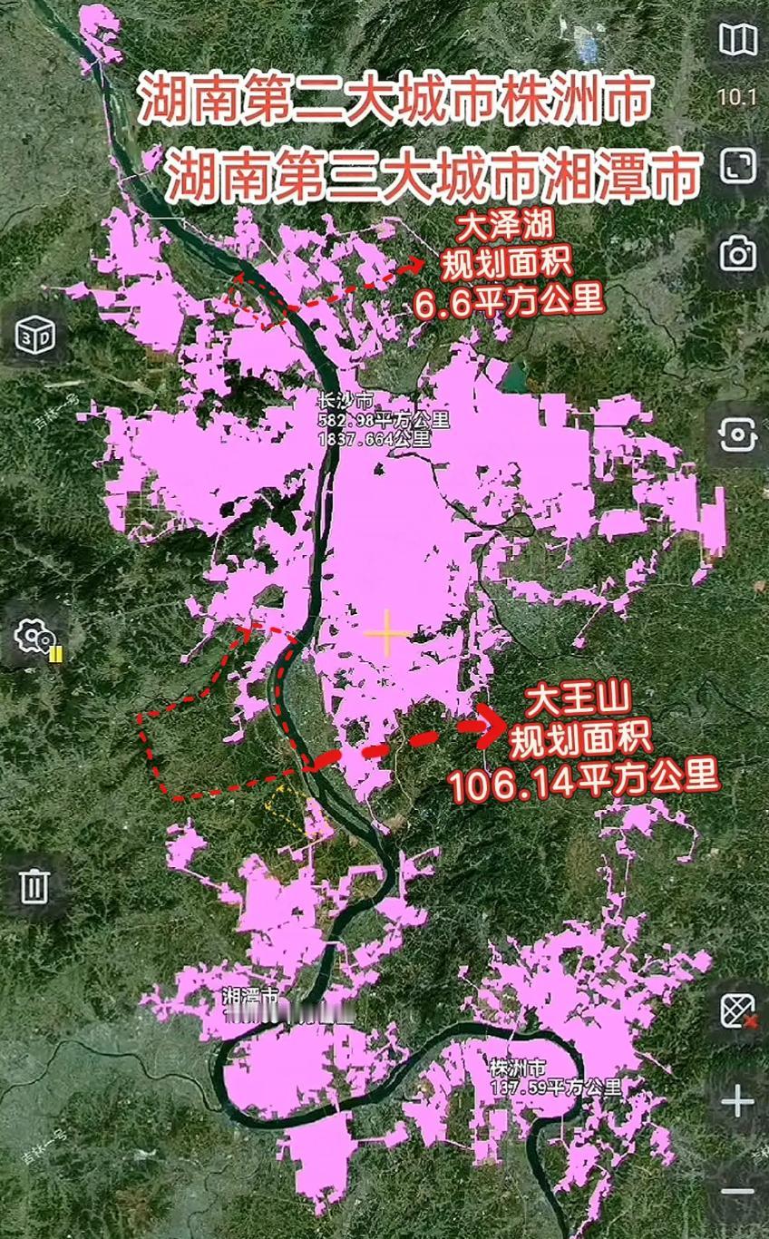 长株潭一体化，目前最关键的地方在哪？我觉得在大王山南部的南湘江科学城。湘江科学