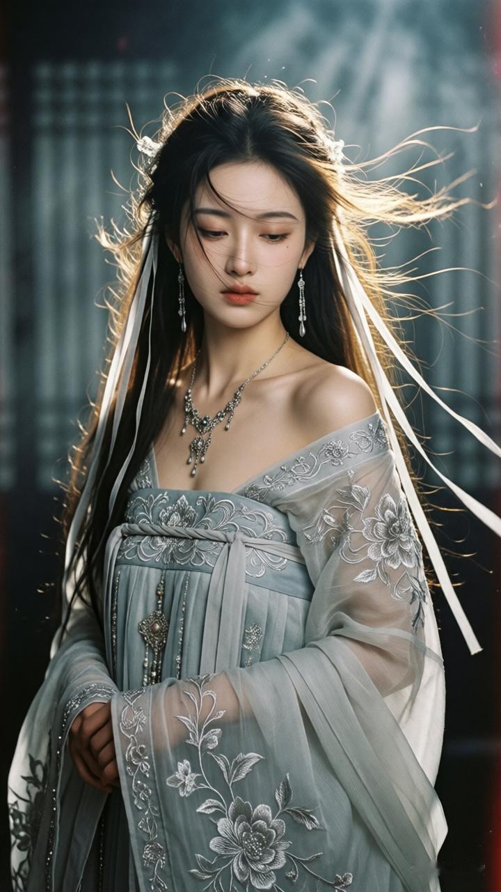 古风仙子，轻纱飘逸，梦幻唯美