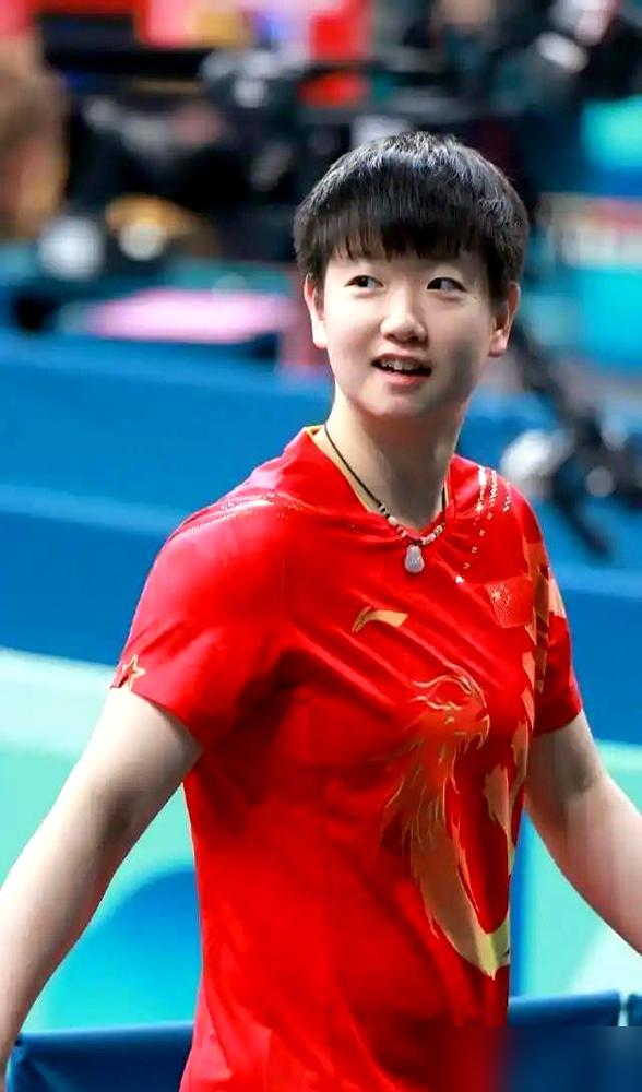 煮熟的鸭子飞了。蒯曼对着早田希娜，决胜局10比9握着赛点，硬生生被连追4分逆转出