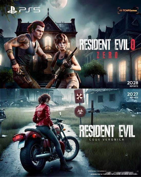 国外游戏博主TCMFGames汇总PS5平台两款《生化危机》重制作品最新消息。