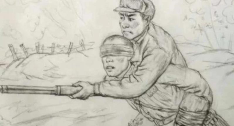 这样的仗，美国怎么可能打得赢？上甘岭战役中，一位美军将领看到，一个瞎了眼的志愿军