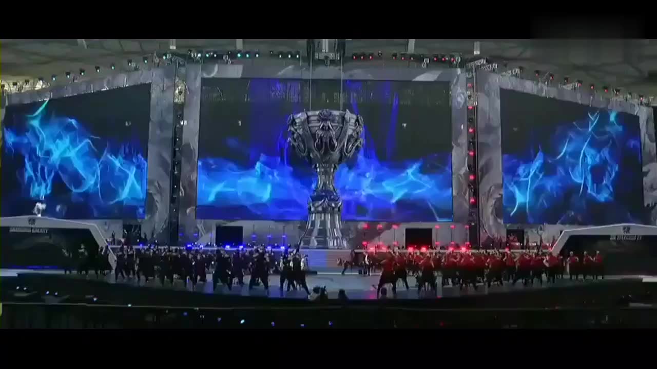 英雄联盟 S3世界总决赛开幕式开场秀 超酷劲爆