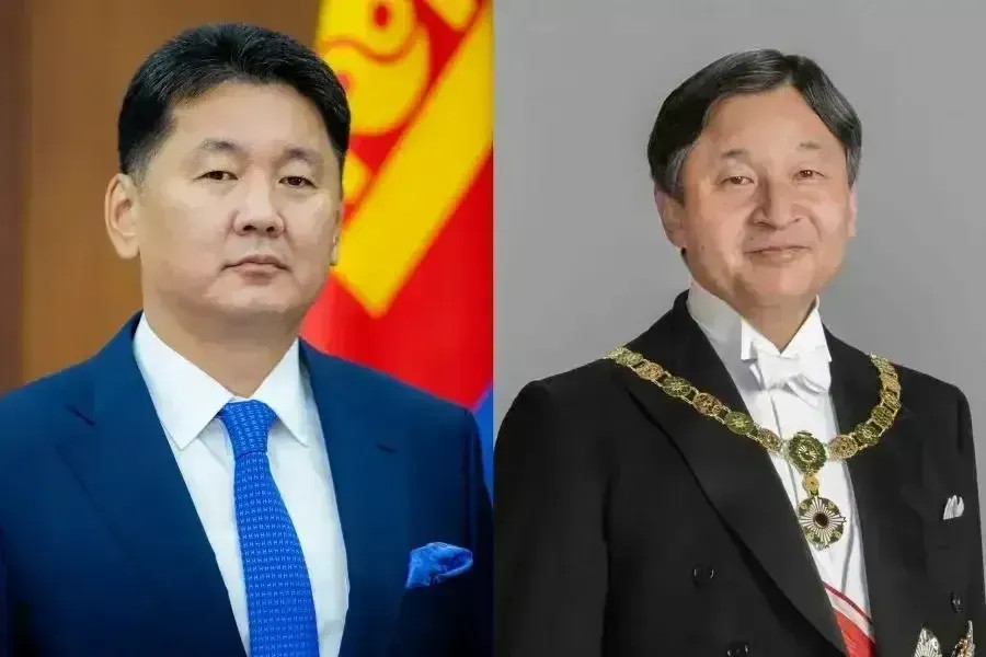 蒙古国总统呼日勒苏赫还是很有自知之明的，日本天皇德仁访问蒙古国，只派了外长巴特策