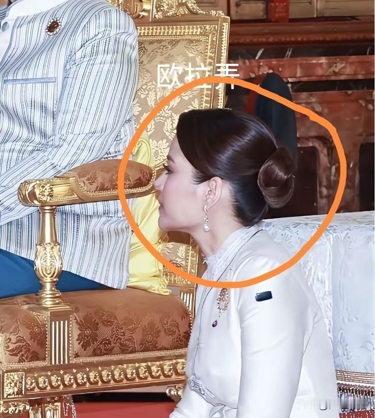 泰国王室的后宫们，个顶个的貌美如花。但仔细一看，全部带着假发片，有的颜色不是完