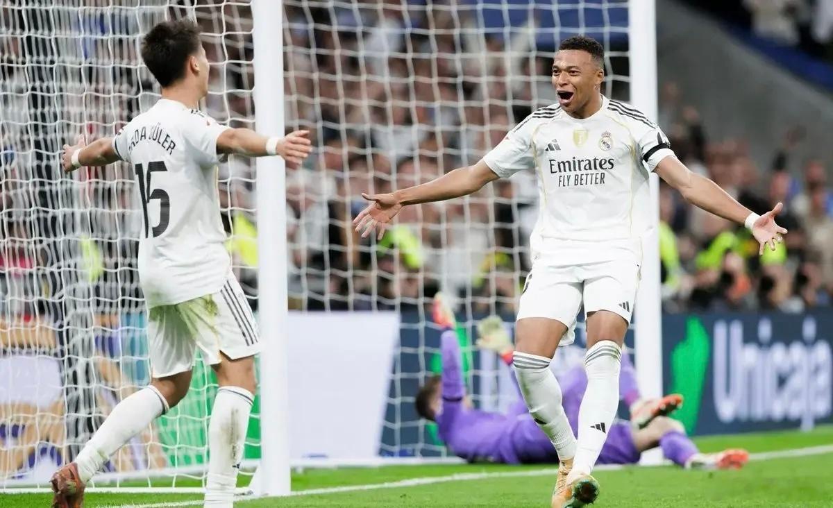 皇马4比0瓦伦西亚姆巴佩梅开二度正常操作的一场球，阿隆索麾下这支银河战舰虽然仍有