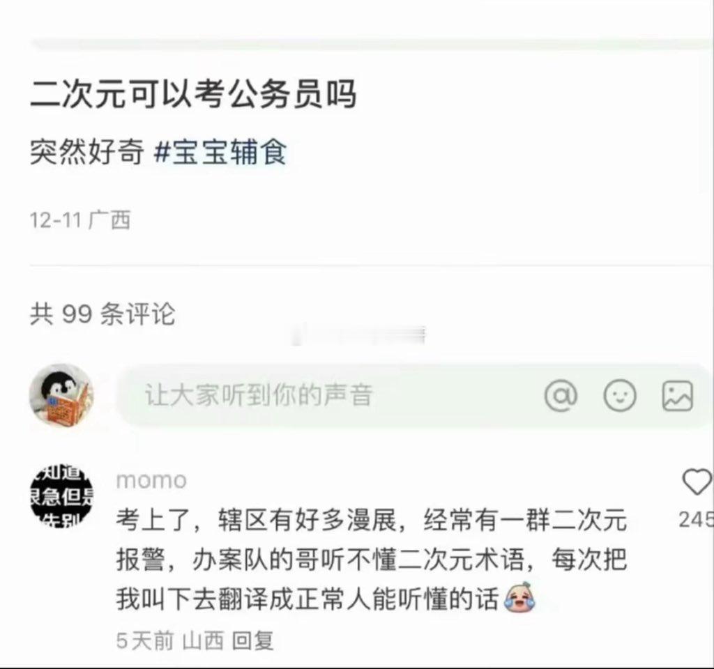 二次元可以考公吗​​​