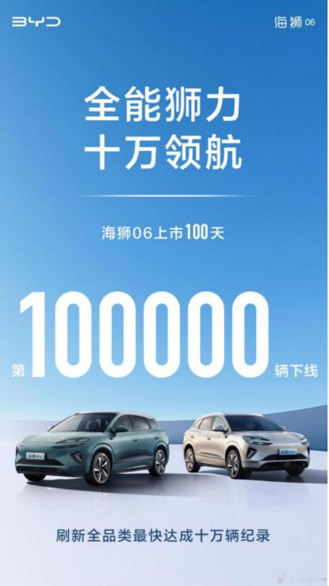 海狮06上市100天下线10万台，看来又将是一个爆品了海狮06​​​