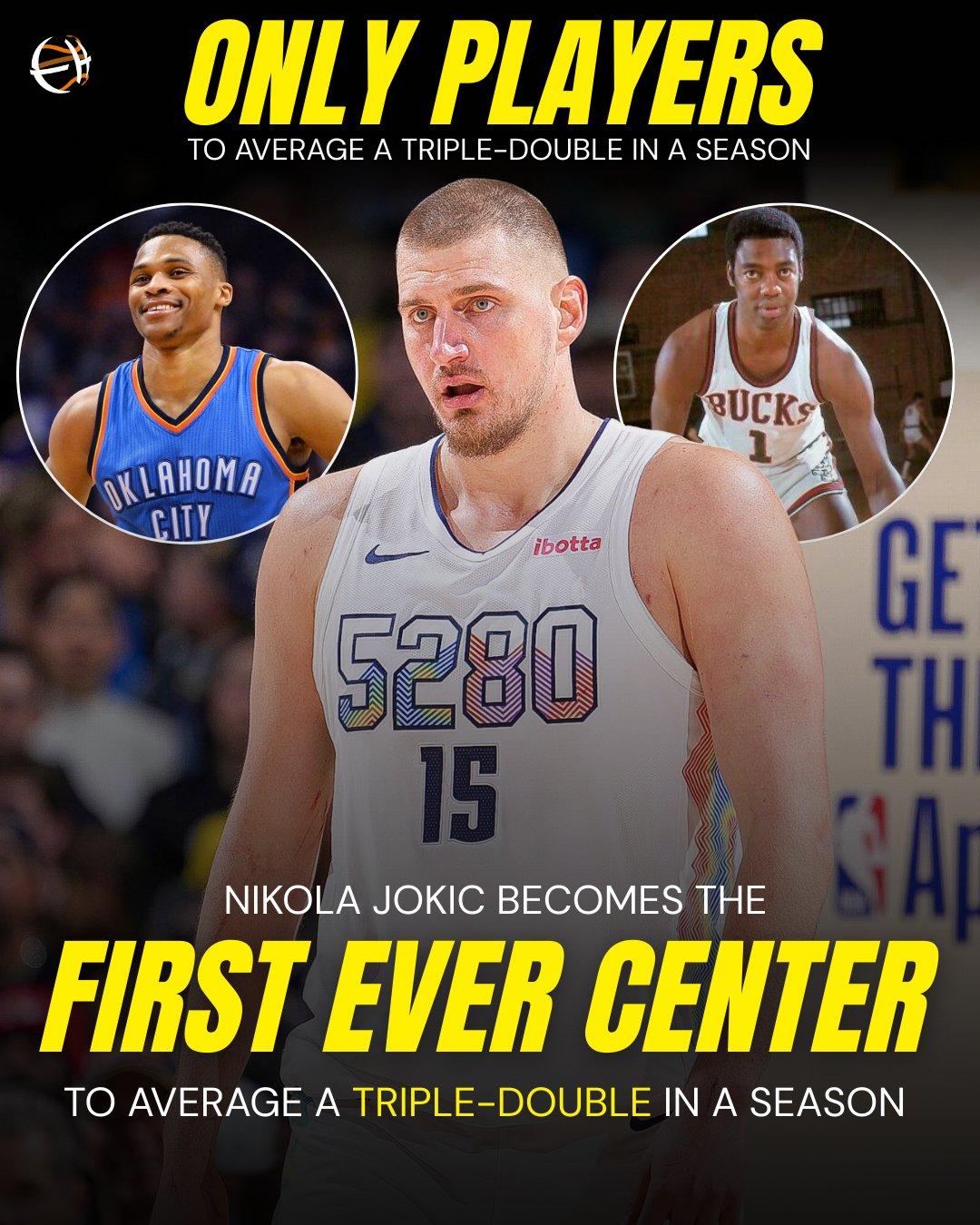 约基奇再现三双神迹，17次20+15+15领跑历史，MVP之争暗流涌动