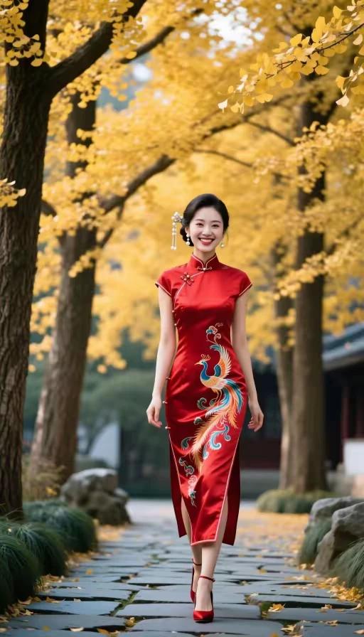 上联：匆忙落笔留春住下联：偶然遇书枫叶红