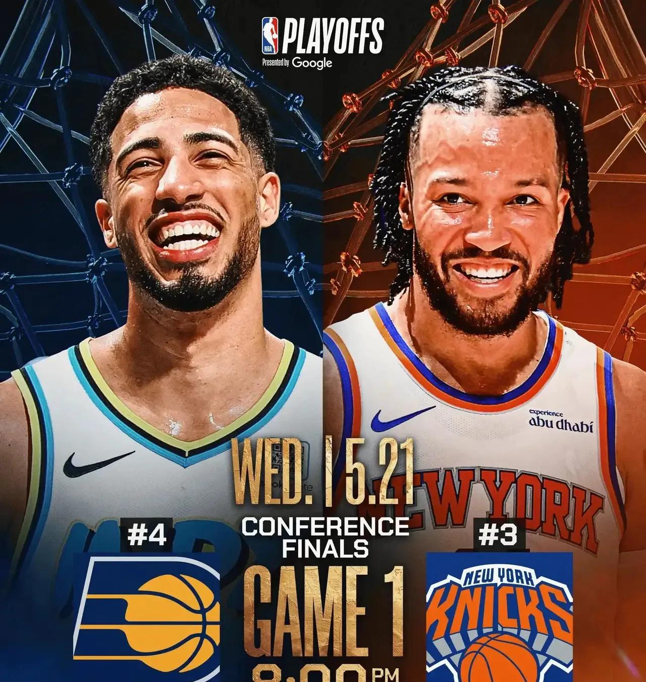 NBA东部决赛马上打响看了一圈媒体基本看好步行者这轮系列赛胜尼克斯，尼克斯有主