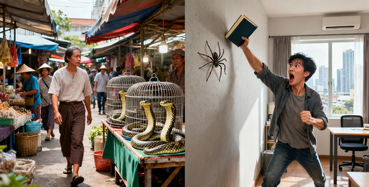 别骂自己胆小！怕蛇怕高，其实是祖先给你的“生存外挂”日常生活中，你有没有过