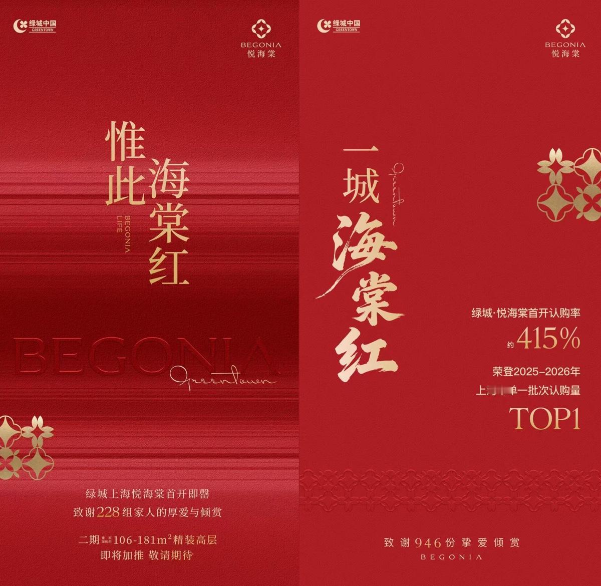 昨天上海楼市动静不小，绿城悦海棠开盘，228套房当天清盘。946组认筹，入围