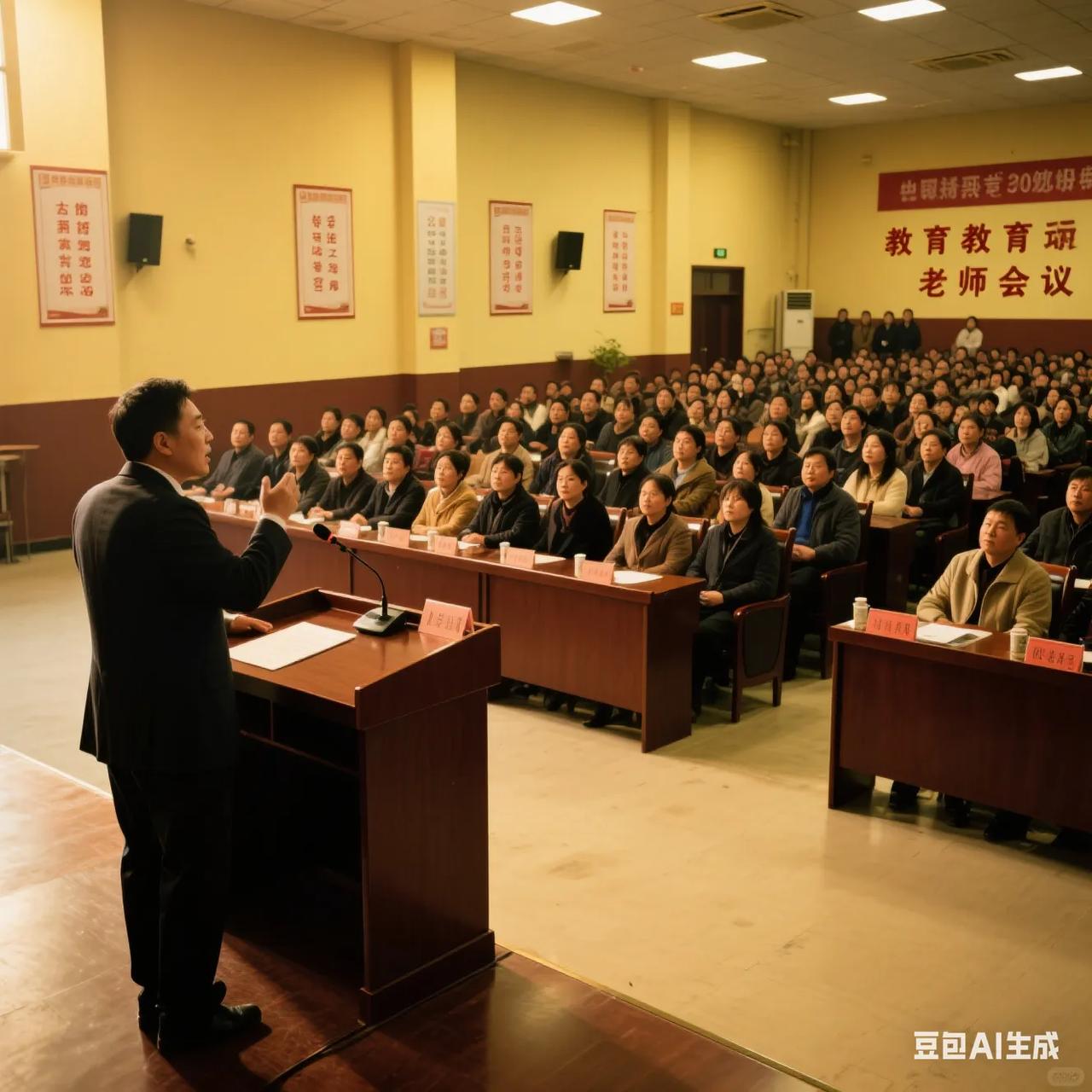 说起来，或许很多人不相信，我们学校非常多老师之间互相不认识，真的。开教工大会的时