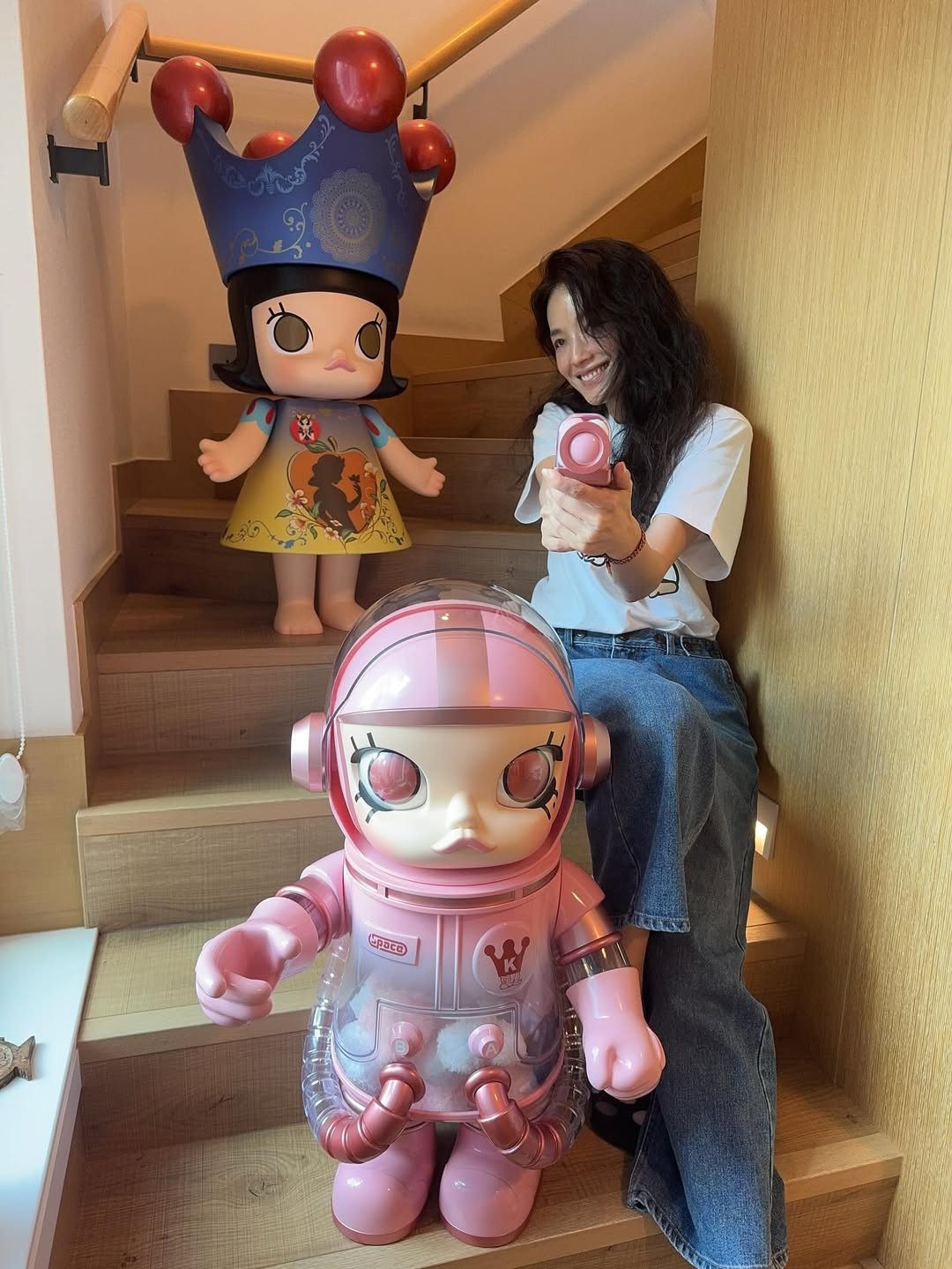 舒淇妈咪七夕节发射爱心💗​​​