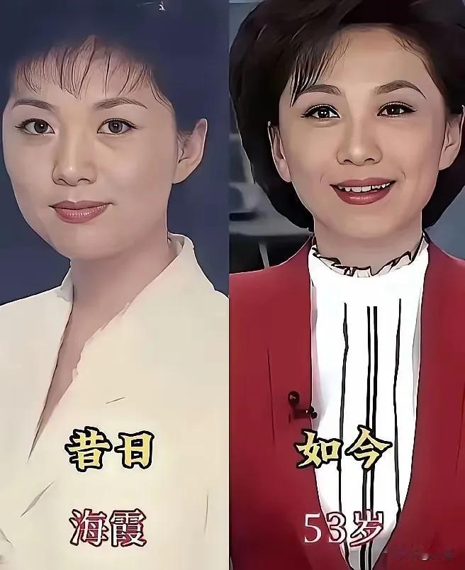 央视名嘴李修平，一如既往的漂亮。央视名嘴董卿，一如既往的漂亮。央视名嘴海霞，