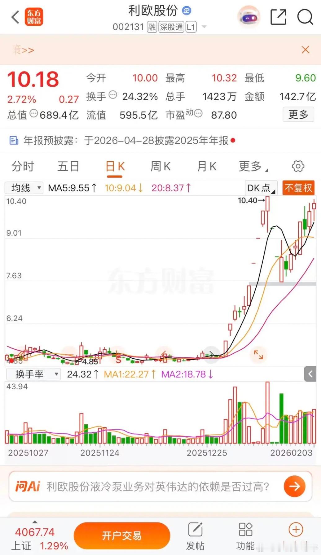 利欧股份又要创新高了，白银有色明天可以接盘了白银有色跌停收盘报收11.07元每股