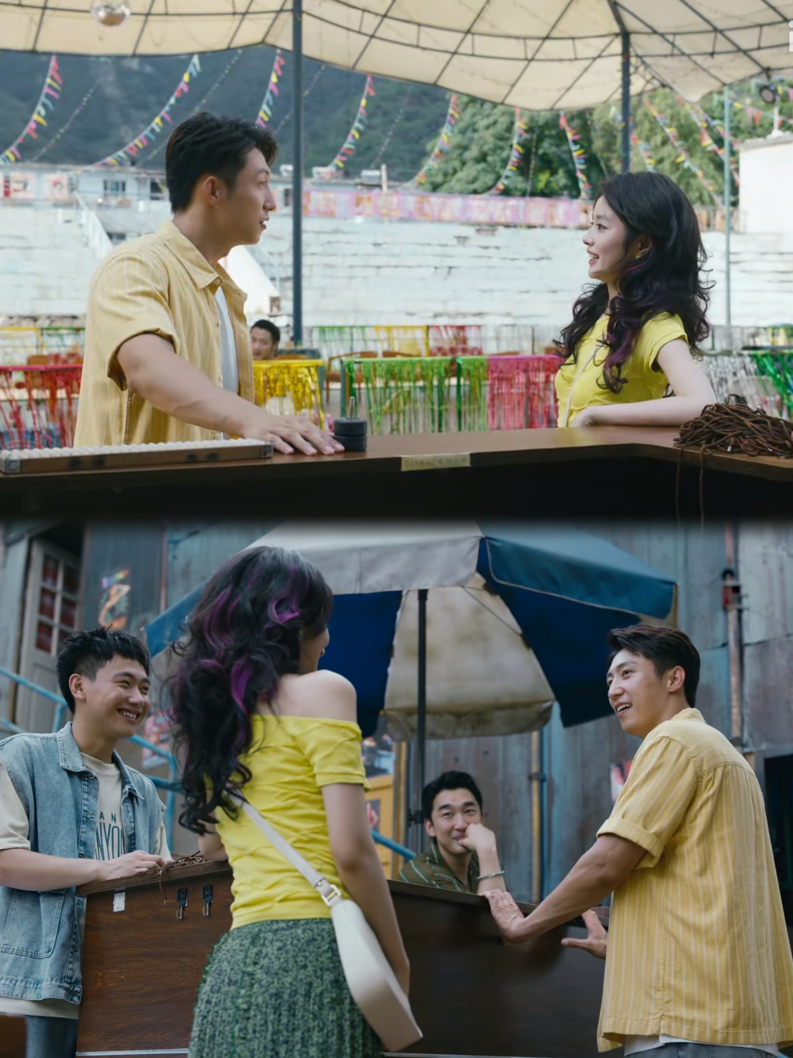 黄景瑜︱《岁月有情时》︱第17集截图刚发现春春和张小满在歌舞厅重逢这场戏，两人穿