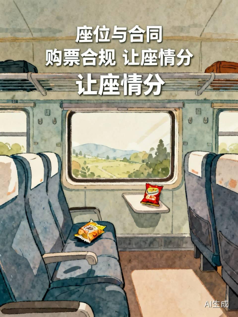 买了三张票放零食，不让座有错吗？我很疑惑，一个身份证应该不能买两张同一车次的