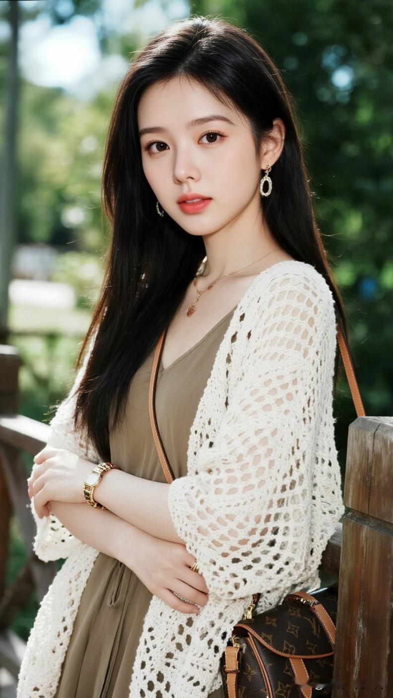 轻纱拂面，笑语盈盈。哪位是你们心中的女神呢温柔甜美的夏日穿搭，清新自然，少女心