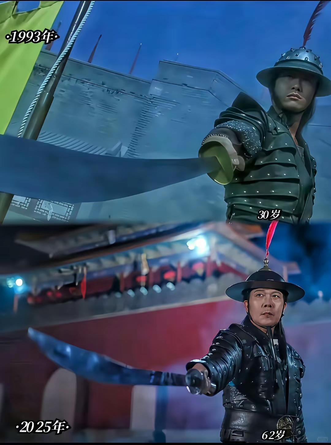 同样的服饰，不一样的气质。一个年少有为，刚提的官职，意气风发；另一个是同样的官