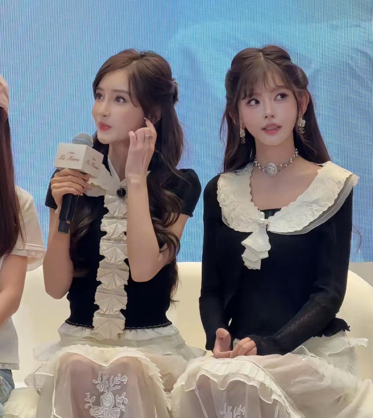 看了这张照片，不知道是喜剧，还是悲剧？估计杨颖下次不敢和这位网红同框了吧，就像双