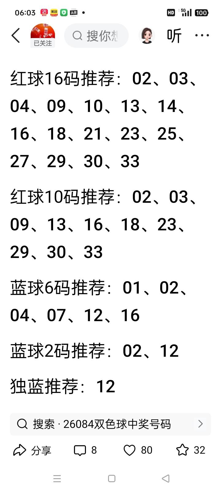 一、回顾留存15个红球备选池（前期筛选保留）升序完整号码：01、03、09