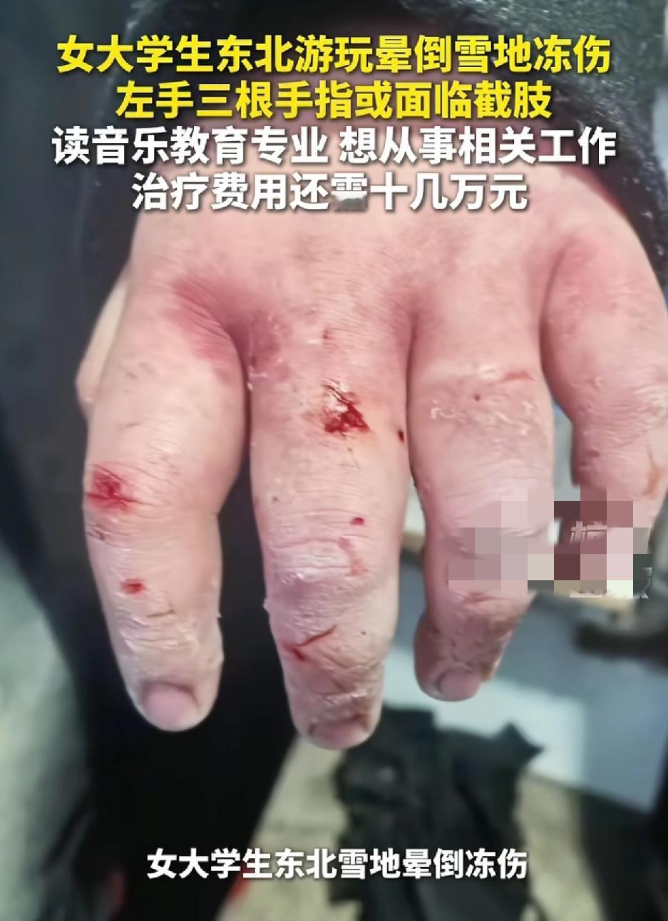 四川一名读音乐教育专业的女生去黑尔黑龙江游玩时，由于下车时不慎摔倒，丢失了手机，