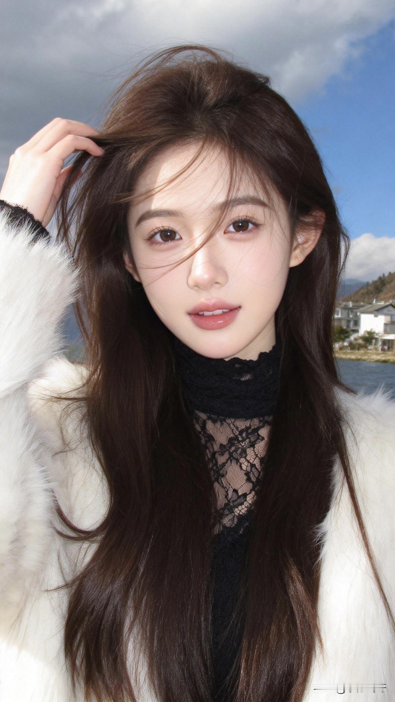 ：都说男人花心，那是因为女人的魅力太善变。[吐舌头眯眼睛笑]。水嫩肌肤、冰瓷玉肌、软萌气质