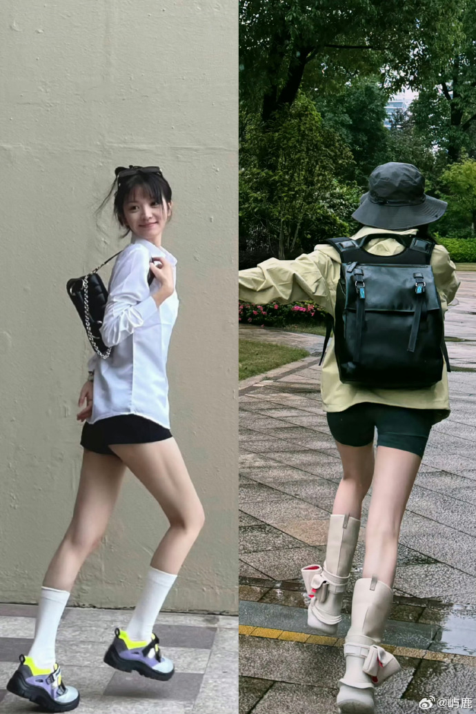 之前都没有注意到田曦薇的腿如此完美​​​