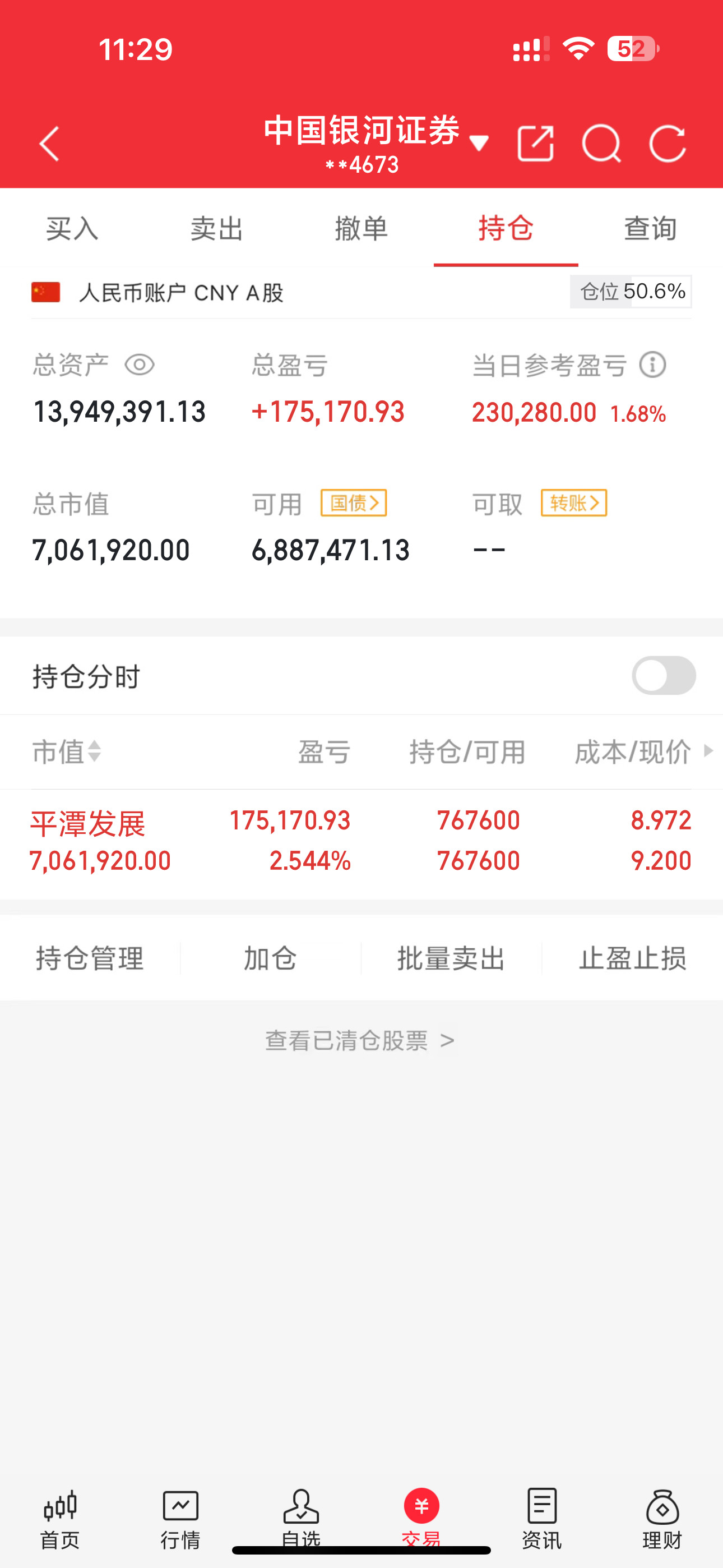 目前一股没卖，收到的股友们178[玫瑰]​​​