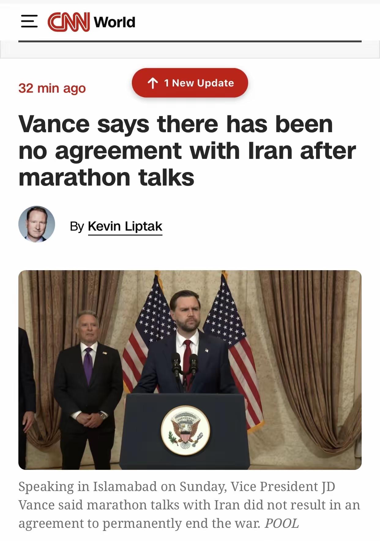 美伊谈判结束，万斯已启程回美，伊朗代表团也即将返伊，双方未能签署任何协议，分歧依