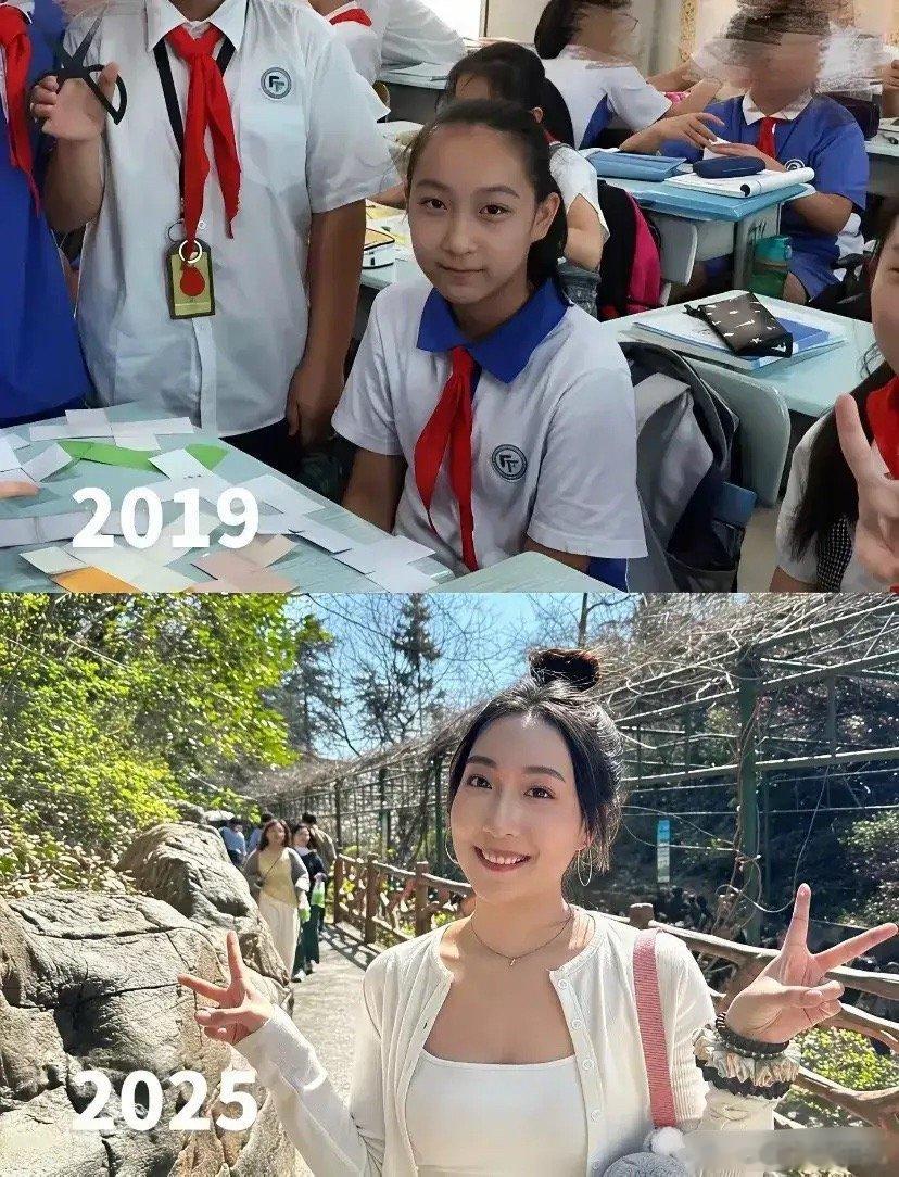 明人不说暗话，你这六年吃啥了？小学生变成少妇了