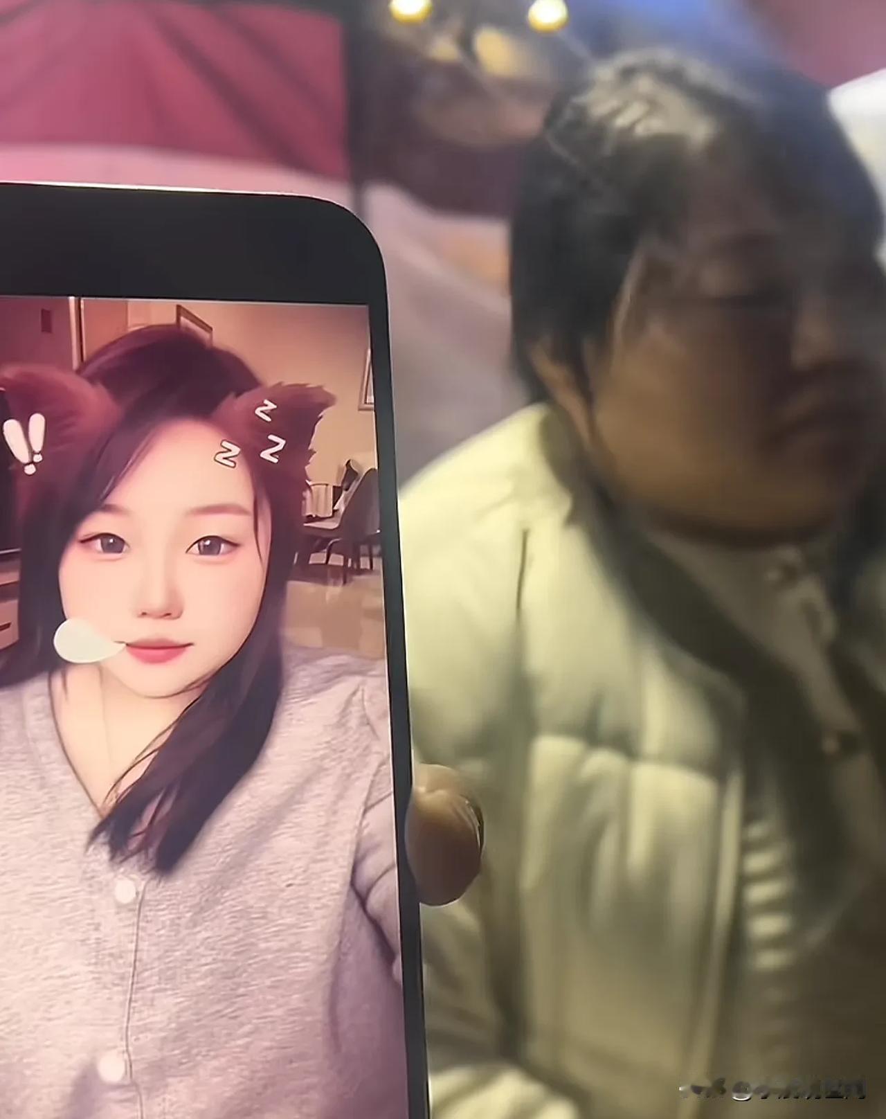 今天终于和网恋女友奔现了，可是这和照片上差别有点大啊，友友们，我该不该跑呢[