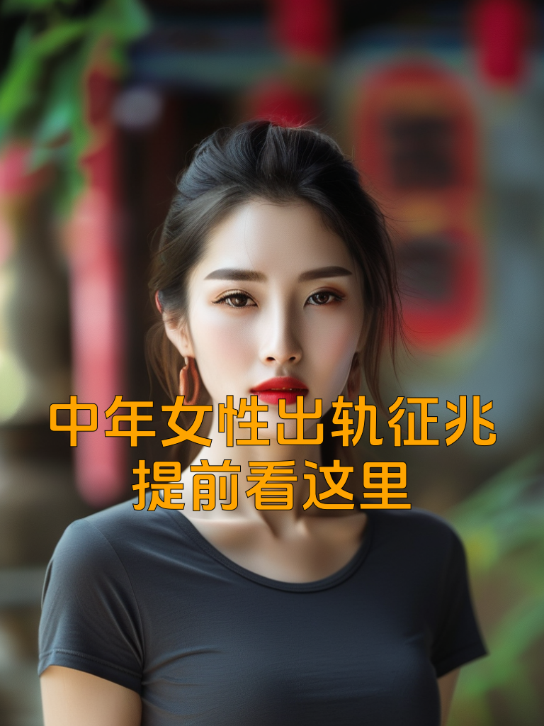 中年女性出轨征兆，提前看这里