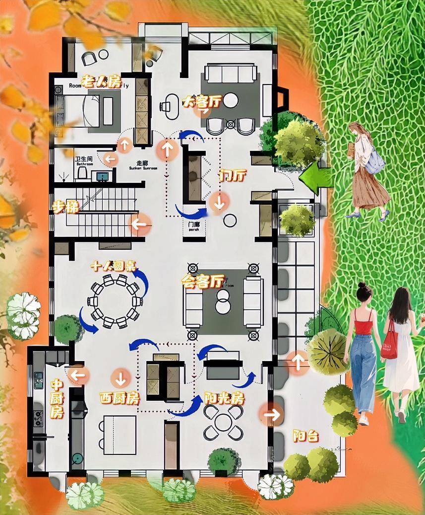 人世间最好自建房，空白支票上炼出，蜜糖，在平凡地上，炼出闪闪发光的平面图！阳