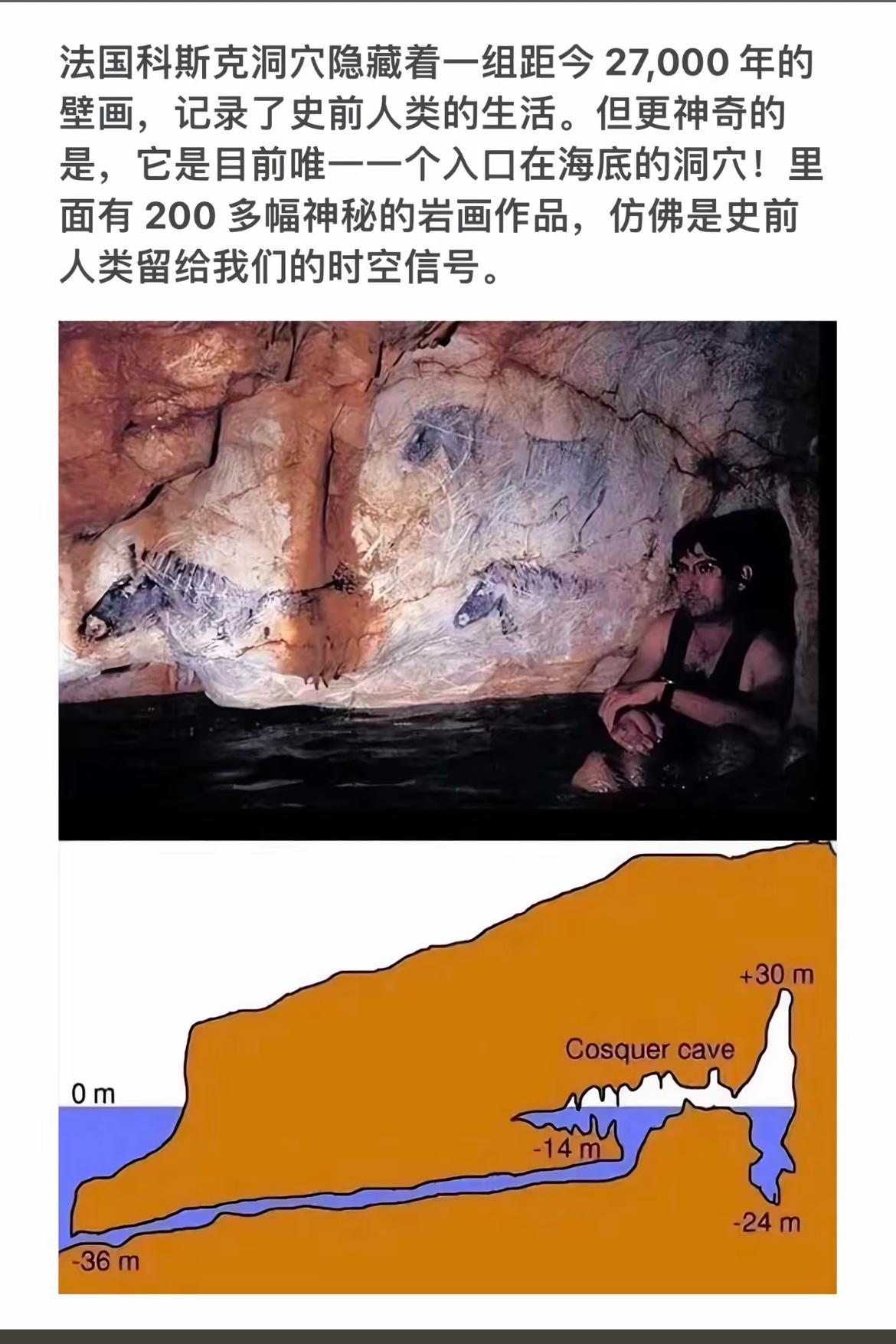 探索27000年前的史前壁画，科斯克洞穴的神秘之旅！
