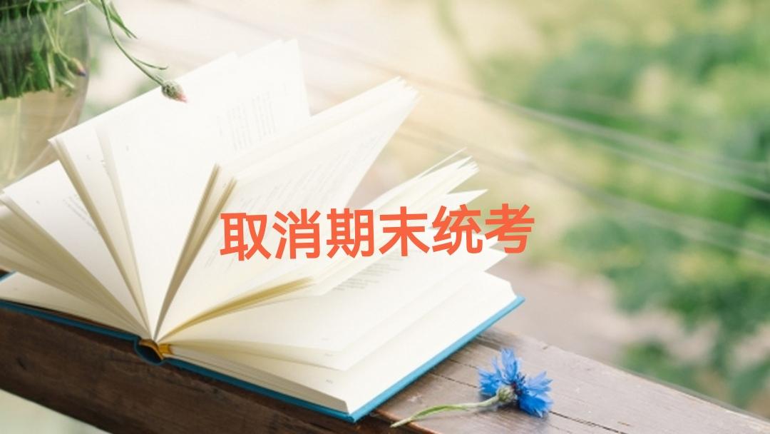 刷到一则消息“取消期末考试，家长群炸锅”，很有感触。我问孩子：取消期末考试，