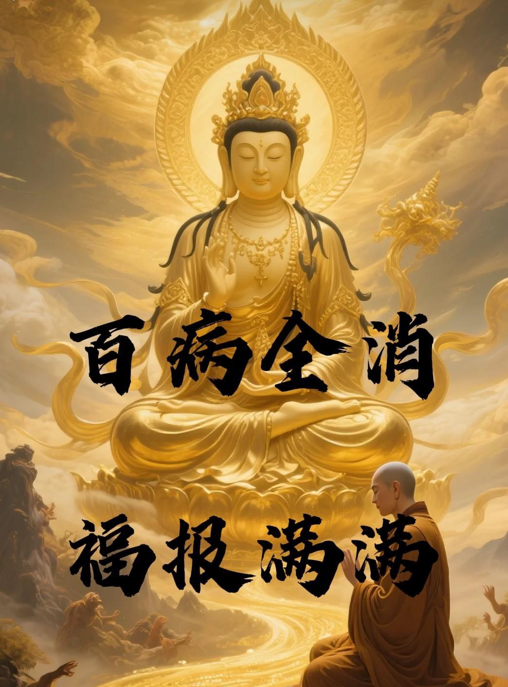 你胆子真大！遇见佛祖竟敢视而不见？这是多大的福报才能让佛祖为你挡灾！速留“百病