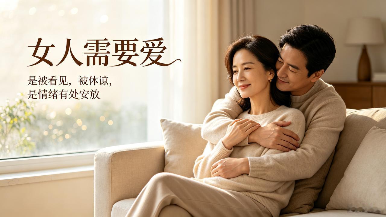 感情里的真相：女人需要爱，男人需要爱与柔情女人这一生，最需要的是爱，是被看