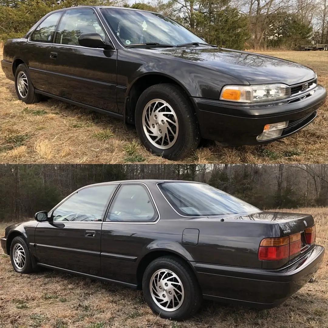 这台1990年HondaAccordLX双门轿跑，里程仅约50,000英里