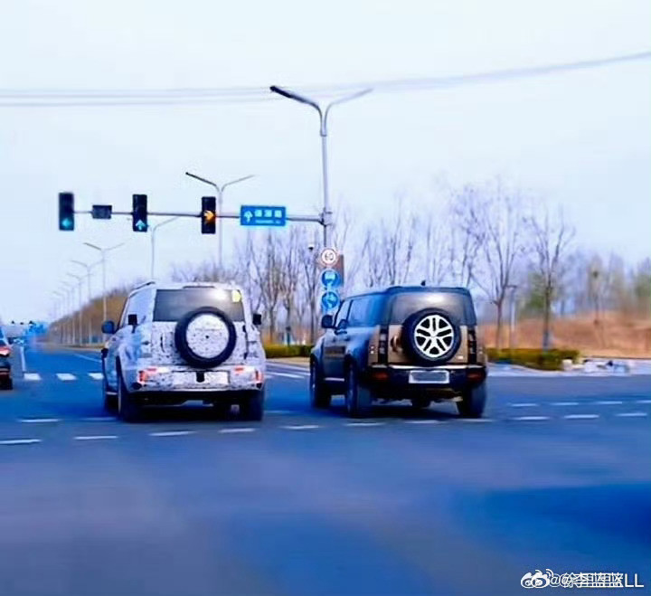 我去！哈弗这这...么高？旁边是高1970mm的卫士啊！！这快两米了吧？