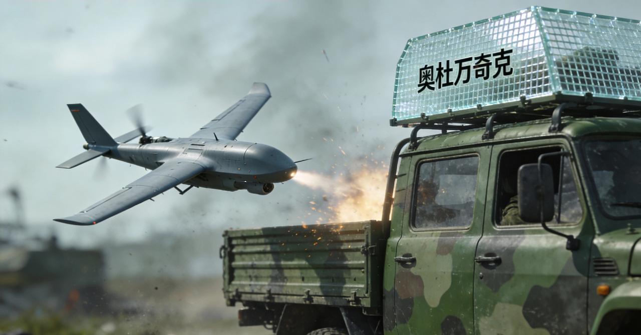 乌军自杀无人机冲入俄军军车未爆炸：战场防护与装备博弈的缩影2026年1月下