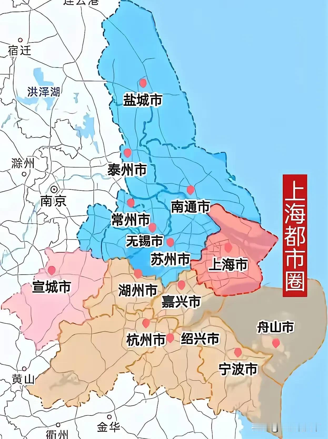 上海大都市圈内唯一包纳的省会城市就是浙江杭州市上海大都市圈2月10号开始公示，