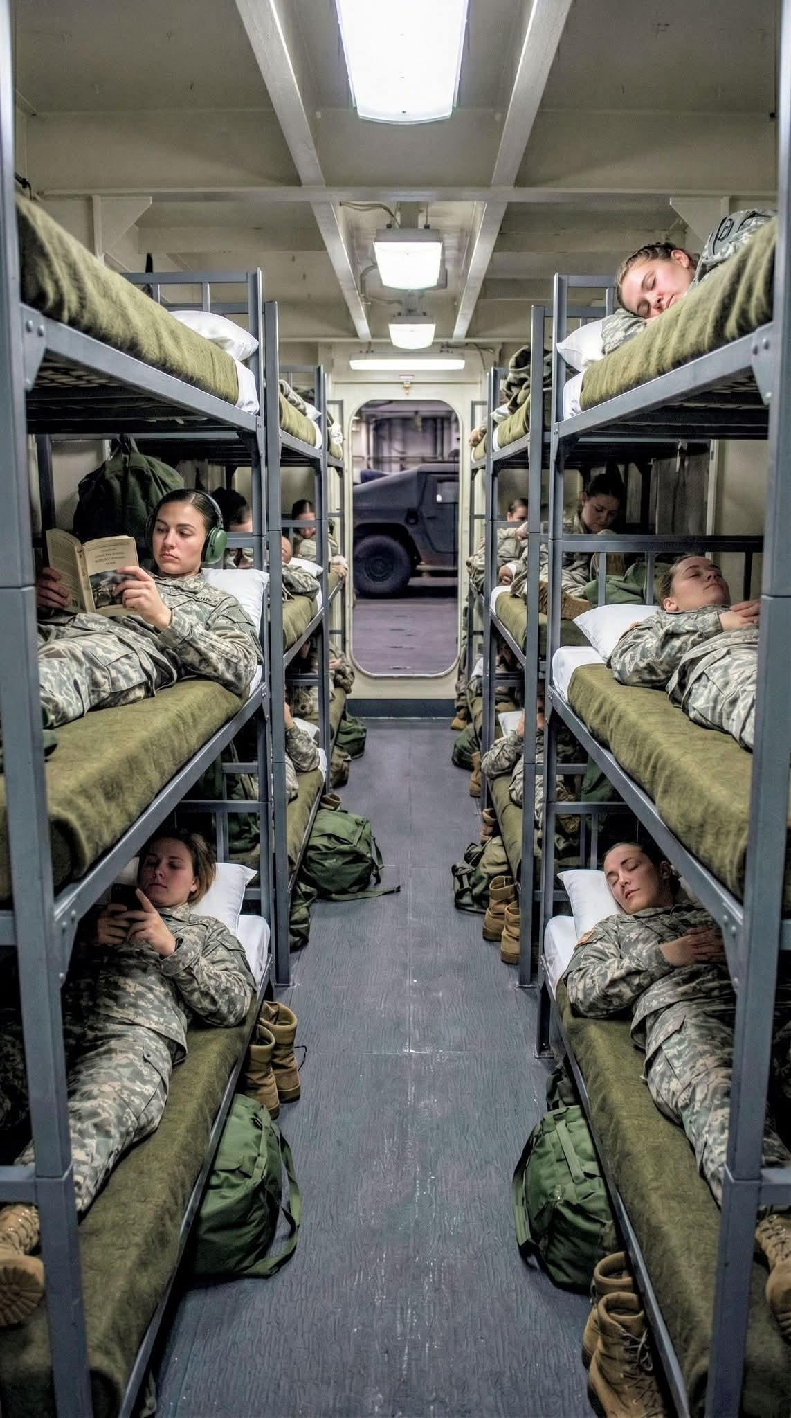 大型军舰光鲜亮丽的形象与水兵们日常生活的真实对比——狭小的空间、漫长的轮班和种种